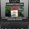 Mechanical engineering Anna University question papers 8th sem reg-2013