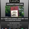 Anna University Computer Science 7th Sem question papers April/May 19