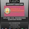 DOTE University Diploma Civil Engg Question Papers For M-Scheme