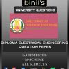 DOTE University Diploma Electrical engineering question papers 3rd sem