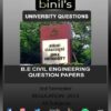 Anna University Civil 3rd Semester B.E Question Paper for Regulation 2013