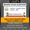 SSLC Previous Year Question Papers