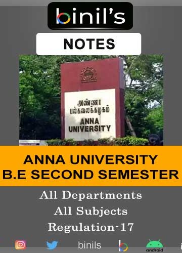 Anna University 2nd Semester Notes