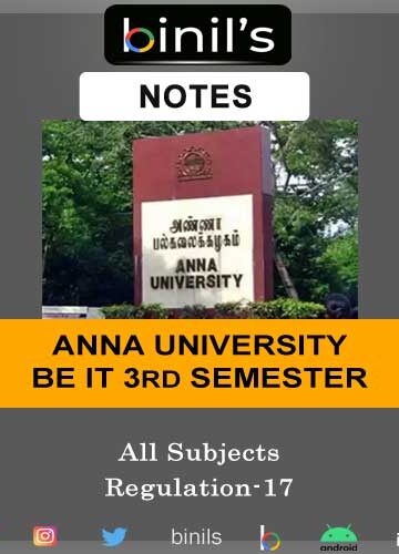 Anna University 3rd Sem IT Notes