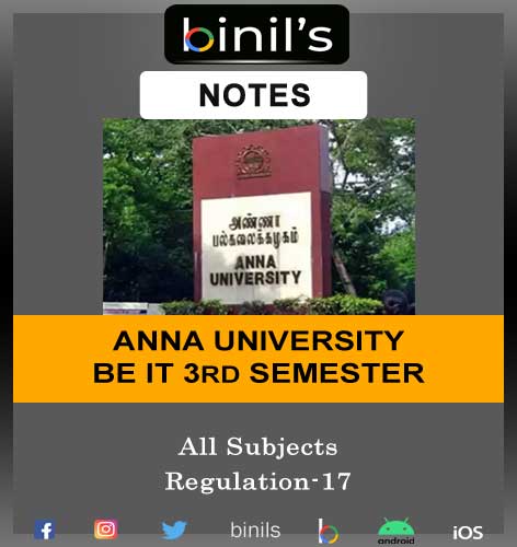 Anna University 3rd Sem IT Notes