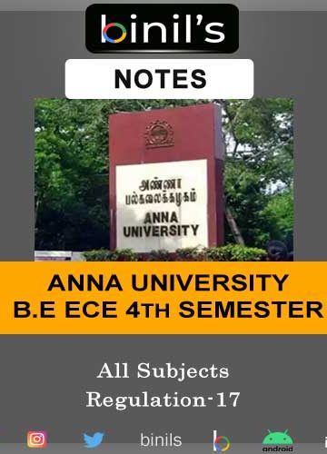 Anna University 4th Sem ECE Notes