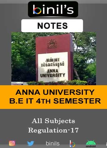 Anna University 4th Sem IT Notes