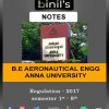 Anna University Aeronautical Notes Reg-17