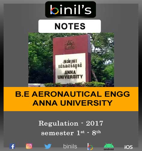 Anna University Aeronautical Notes Reg-17