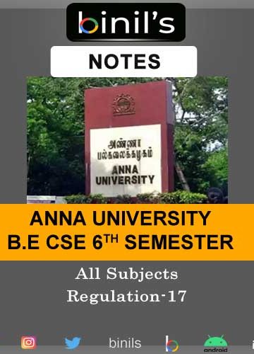 Anna University 6th Sem Notes