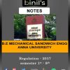 Anna University Mechanical Sandwich Notes