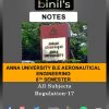 Anna University 8th Sem Aeronautical Notes