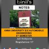 Anna University 8th Sem Automobile Notes