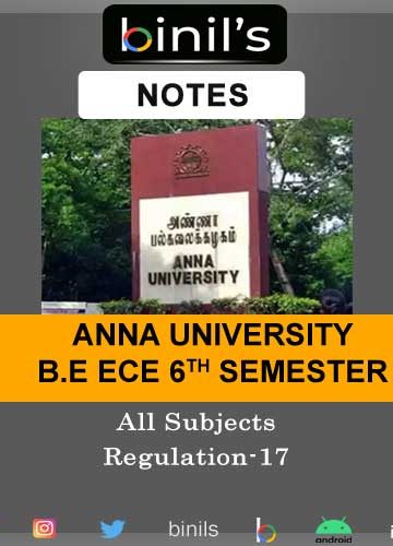 Anna University ECE Notes 6th Sem