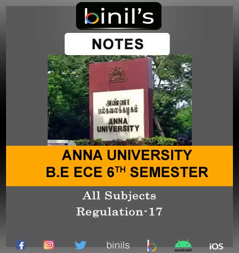 Anna University ECE Notes 6th Sem