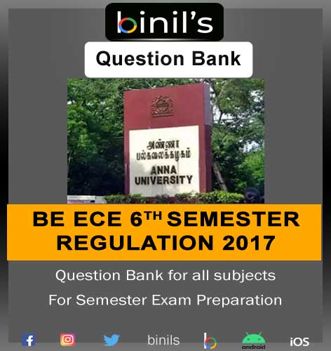 Question Bank ECE 6th Sem Reg17