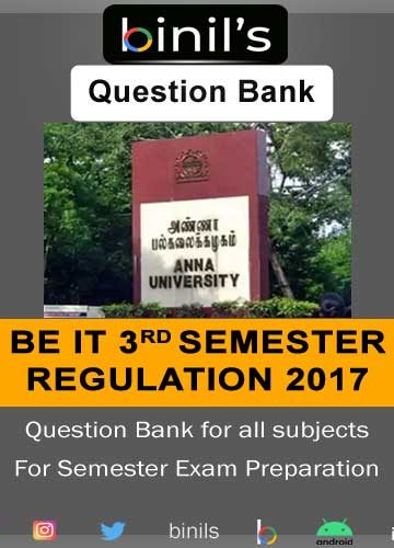 Anna University Question Bank for IT 3rd Sem