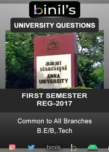 anna university first sem question papers