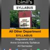 anna university Reg 2021 other department syllabus