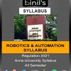 anna university Reg 2021 Robotics syllabus