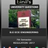 Anna University April 2021 Reg-2017 ECE 7th Sem Question paper Download