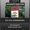 anna university civil 8th semester important questions