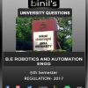 Anna University April 2021 Reg-2017 Robotics 5th Sem Question paper Download