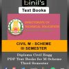 M-Scheme Diploma Civil 3rd sem text book pdf