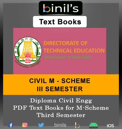 M-Scheme Diploma Civil 3rd sem text book pdf