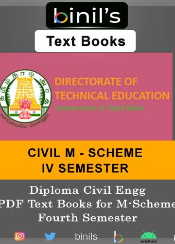 M-Scheme Diploma Civil 4th sem text book pdf