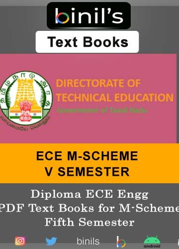 M-Scheme Diploma ECE 5th sem text book pdf