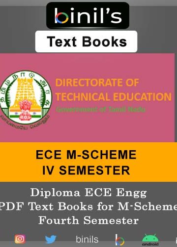 M-Scheme Diploma ECE 4th sem text book pdf