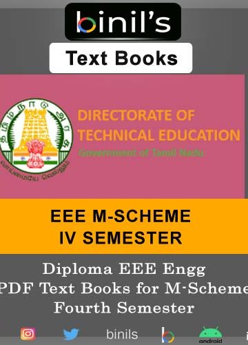 M-Scheme Diploma EEE 4th sem text book pdf