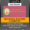 M-Scheme Diploma 6th sem text book pdf