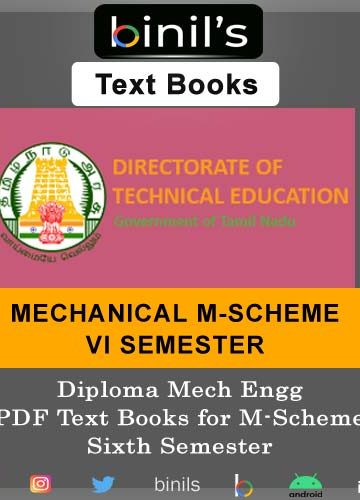 M-Scheme Diploma 6th sem text book pdf