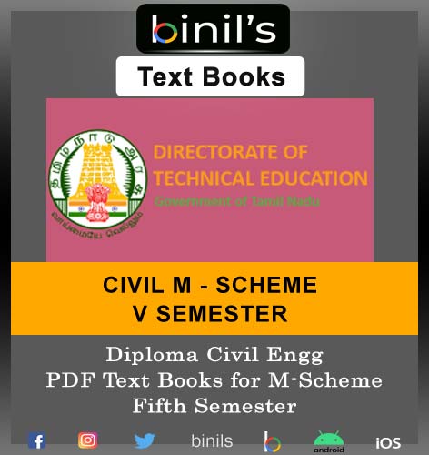 M-Scheme Diploma Civil 5th sem text book pdf