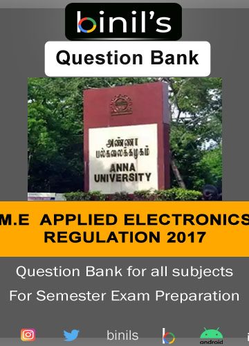 Applied Electronics reg-17 question bank