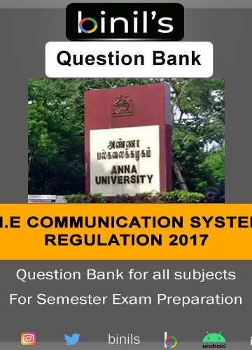 Communication System reg-17 question bank