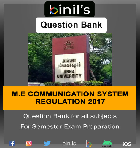 Communication System reg-17 question bank