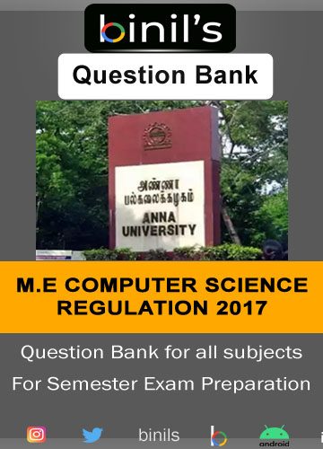 Computer Science reg-17 question bank