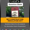 Construction Engineering question Bank reg-17