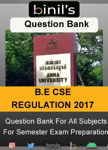 question bank for CSE