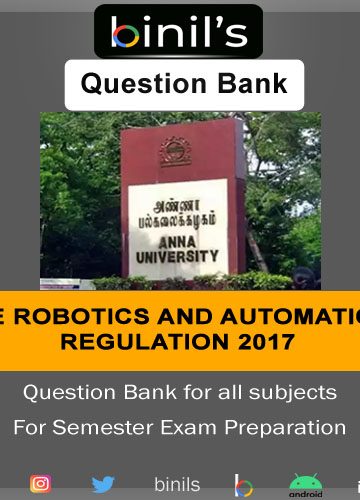 question bank for Robotics engineering