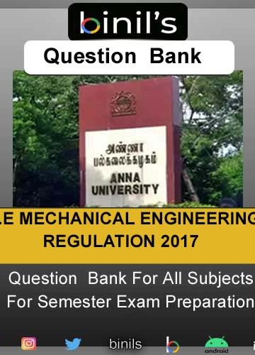 question bank for Mechanical engineering