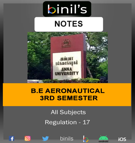 B.E Aero 3rd sem Reg-17 Notes