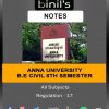 B.E civil 8th sem Reg-17 Notes