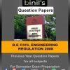 Civil Engineering Reg-2008 Question Papers