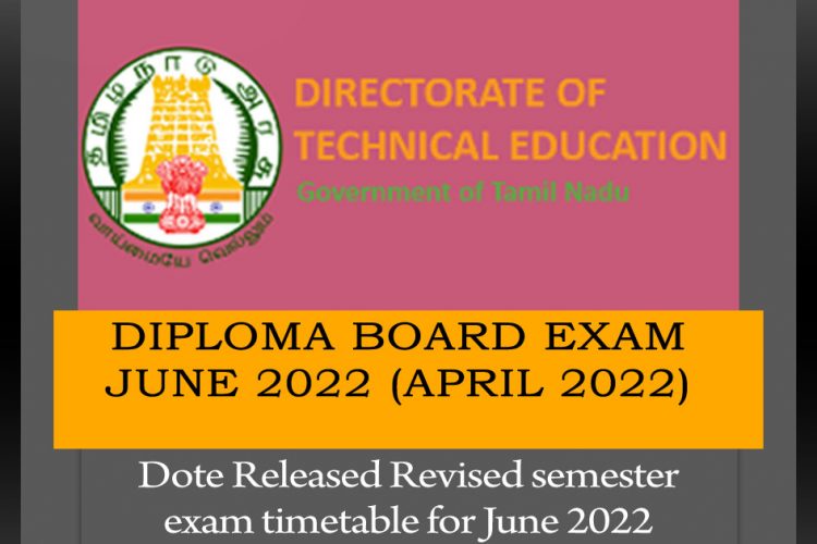 Diploma Revised Timetable