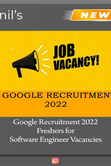 Google Recruitment 2022