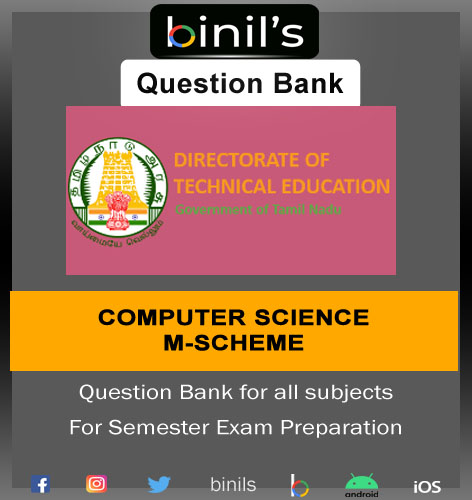 M-Scheme Diploma CSE question Bank pdf